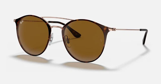 Ray Ban RB3546 Sunglasses 3546 Sun Glasses Unisex Aviator 9074 Brown New 52mm
