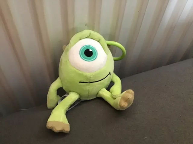 Pixar Mike Wazowski, Monsters Inc. Key Chain Keychain Plush Disney Parks 12cm