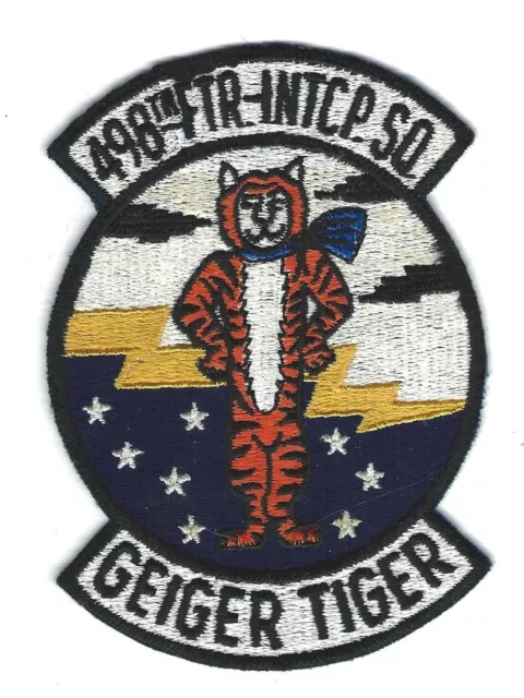 50's-60's 498th FIGHTER INTERCEPTOR SQUADRON "GEIGER TIGER"patch