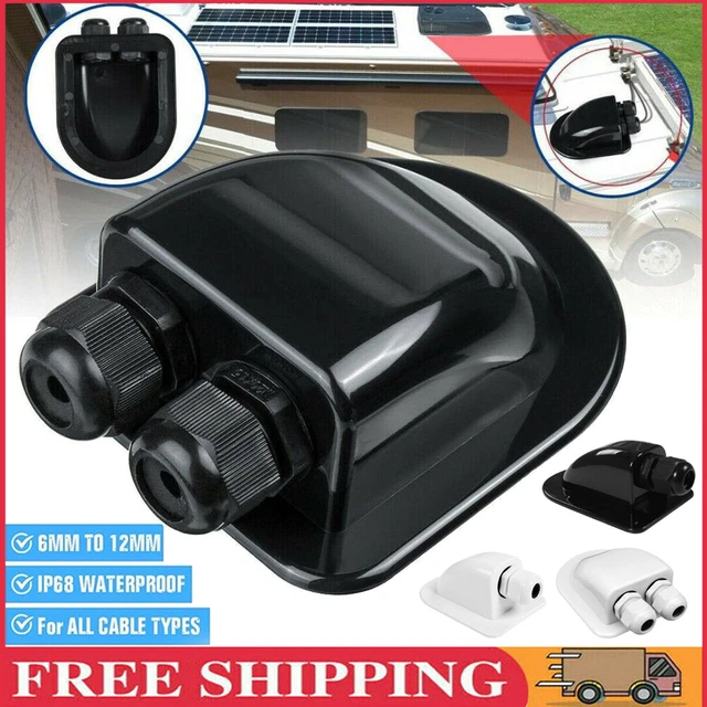 CARAVAN SOLAR CAR socket camper roof cable entry gland box £5.05 ...