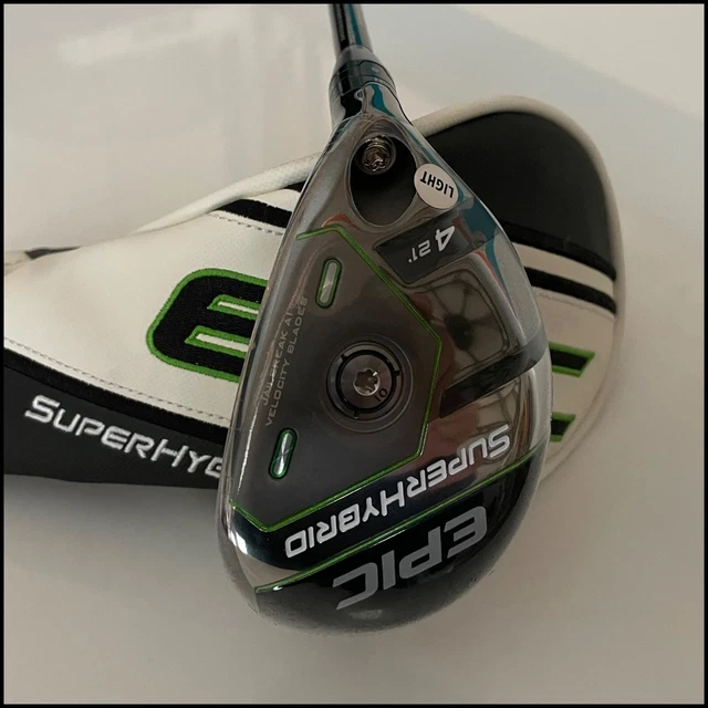 🔵⚪️🔴 CALLAWAY EPIC SUPERHYBRID RH 21° | STEELFIBER FC 65 HY | F2 (Senior)