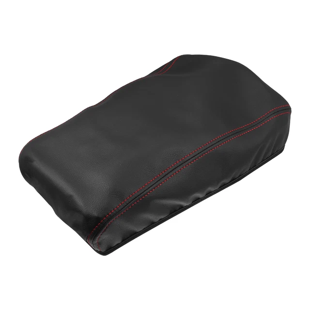 Housse D'Accoudoir Voiture Noire Riloer - Protection Cuir Synthétique Premium Compatible BMW E90 E91 E92 E93 2006-2011