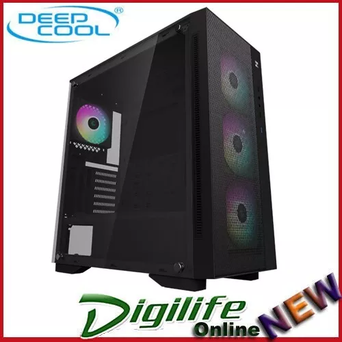 Deepcool Matrexx 55 Mesh ARGB 4F Tempered Glass Mid-Tower E-ATX Case - 4 Fans
