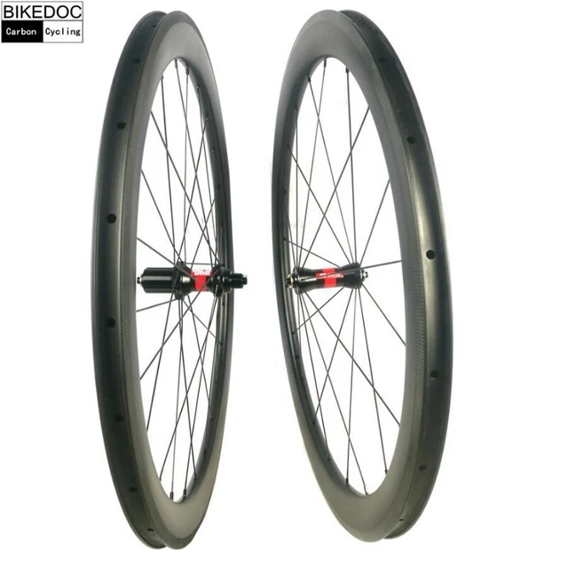 Carbon Fiber Bicycle Wheels 700C Road Bike Clincher Wheelset 38/45/50/60/88mm
