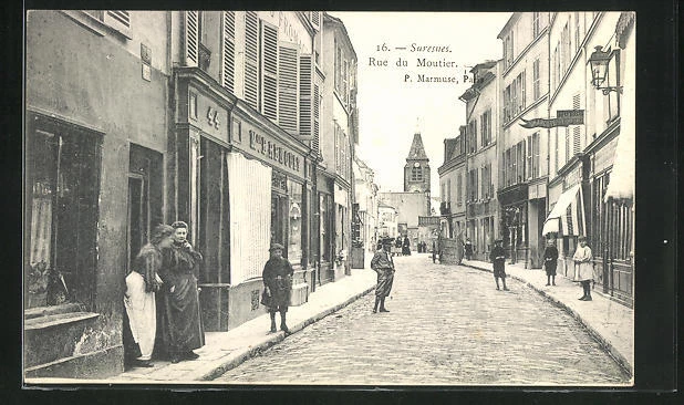 CPA Suresnes, Rue du Moutier, street view