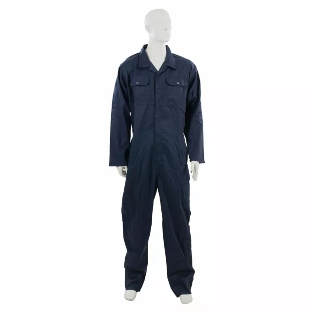 Silverline Work Wear Men's Overalls Boiler Suit Coveralls Mechanics Protective