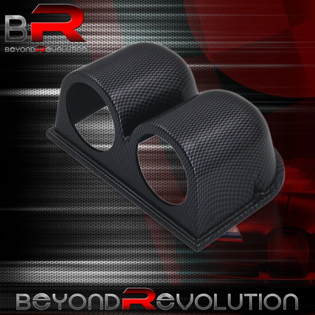 For STI BRZ EVO Eclipse Monitor 2 Hole Gauge Pod Mount Carbon Fiber