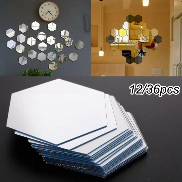 Nuevas pegatinas de espejo duraderas pegatinas de pared autoadhesivas espejo calcomanía artística