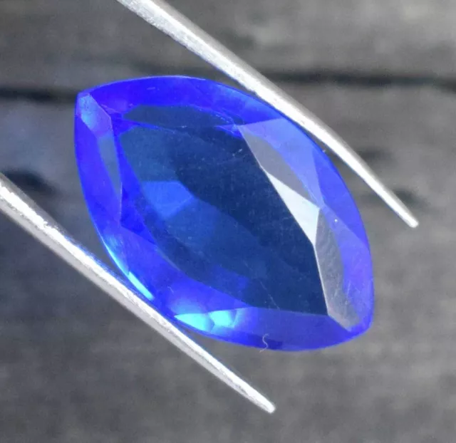 Naturel Marquise Traitée Tanzanite Bleue Gemme 8.60 CT / 18 MM Certifié A89498