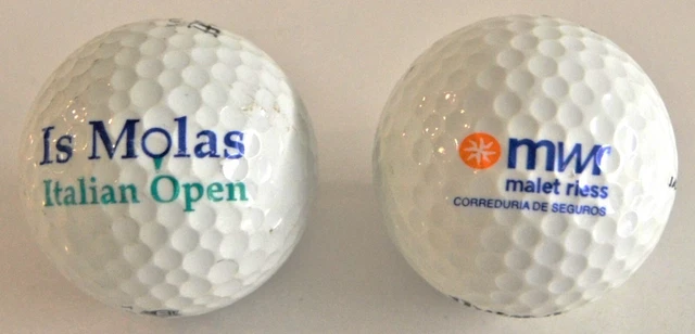 Lot de 2 balles de golf neuves.