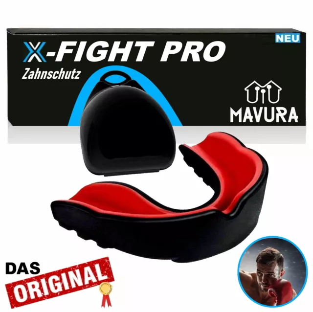 X-FIGHT PRO Mundschutz Zahnschutz Boxen Kampfsport MMA Muay Thai Football Shock