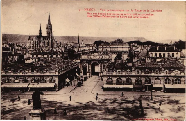 CPA Nancy-Vue panoramique sur la Place de la Carriére (186960)