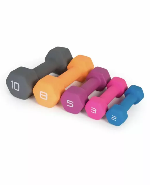 New Cap/ignite Neoprene Hex Dumbbell Pair/single Weight 12/10/8LB/5LB/3 LB/2 LB