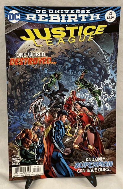 Justice League #4 DC Universe Rebirth 2016 DC Comics Superman, Flash, Batman