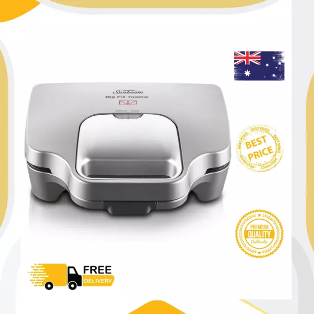 Sunbeam Toasted Sandwich Press Toaster Large GR625 Jaffle Maker Big Fill Toastie