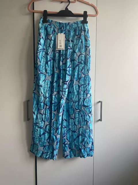 ZARA TROUSERS AGE 13 14 Yrs FLORAL BEACH HOLIDAY GIRLS KIDS With Tags EUR 22.95.