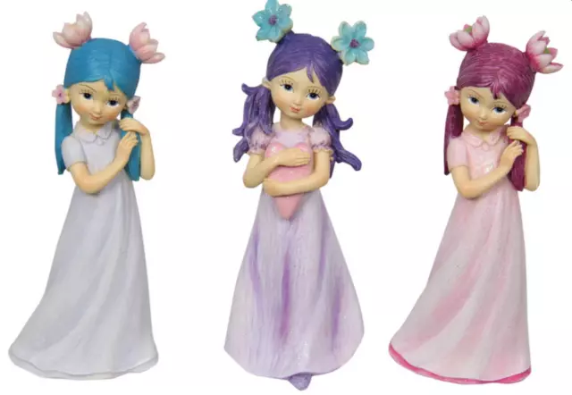 Very Beautiful 15Cm Fairy Girl - Set Of 3 - Free "N" Fast Oz Wide