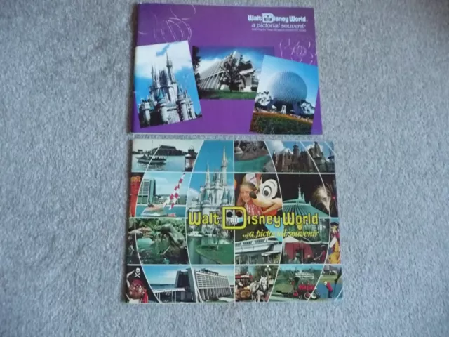 Walt Disney World vintage pictorial souvenir booklets