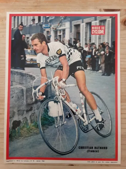LOT 5 REVUES MIROIR DU CYCLISME MENSUEL 1968 avec la photo couleur 11