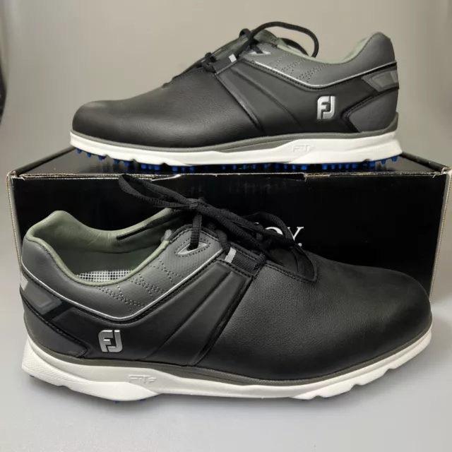 FootJoy Men's Pro SL Waterproof Spikeless Golf Shoes In Black. UK Size 8