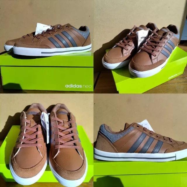 Adidas neo brown sneakers top