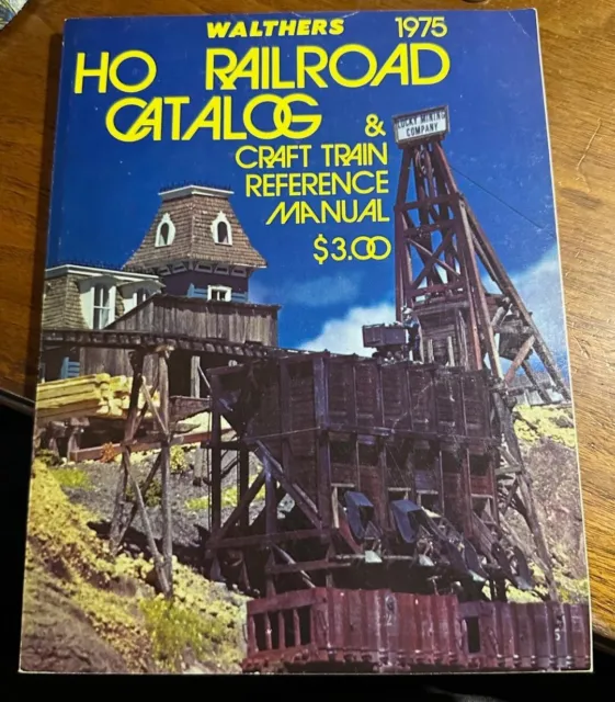 Walthers 1975 Edition Model Railroad Reference Book Catalog HO Scale