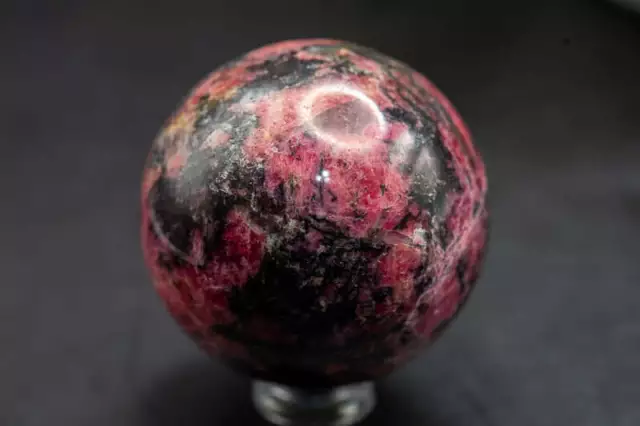 Rhodonite Sphere - 1.9” 2