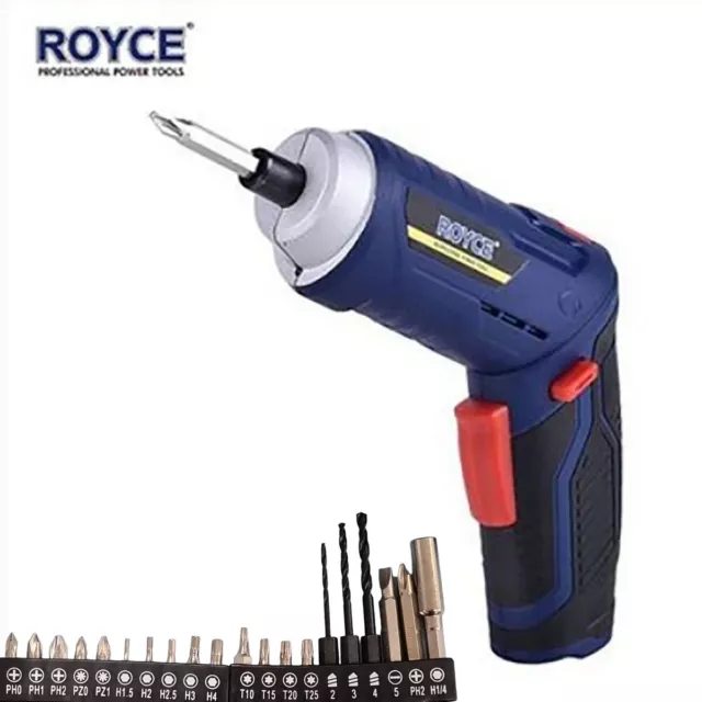 Perceuse À Batterie Rechargeable 21 Pièces Visser Dévisser Vis RCS3.6V ROYCE