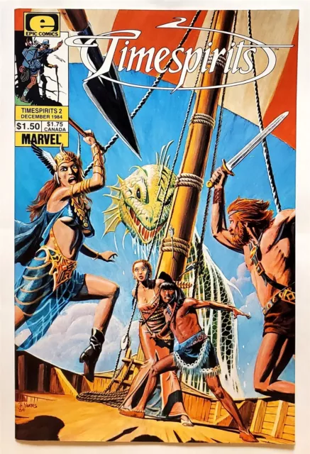 Timespirits #2 (Dec 1984, Epic) 8.0 VF