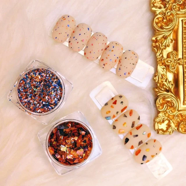 Nail Art 3D Manucure Décoration Pièces pour ongles Pierre de coquillage de mer