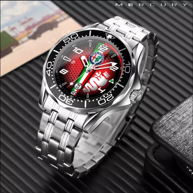 Orologio da Polso Uomo in Acciaio per appassionati di Alfa Romeo Passion QV GTA 3