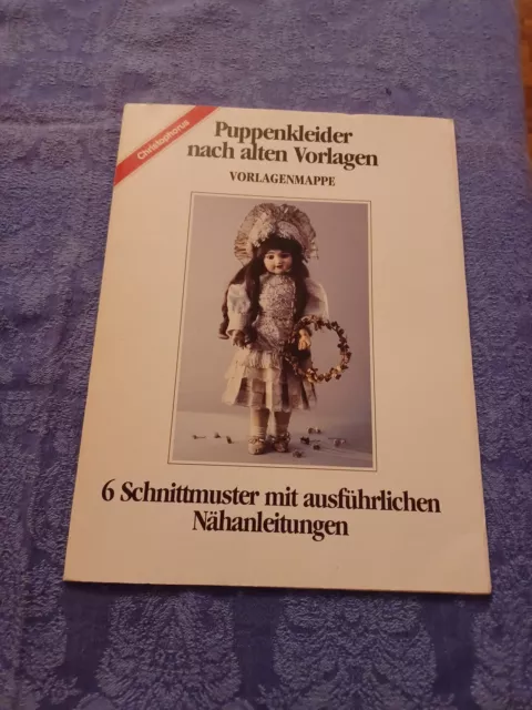 Puppenkleider nach alten Vorlagen - Vorlagenmappe - Christophorus Verlag  -