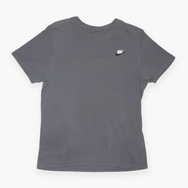 NIKE Grey Regular Short Sleeve T-Shirt Mens L