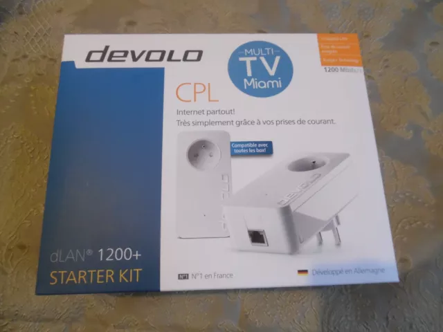 2 Adaptateur Cpl Devolo dLAN 1200+ Mbps