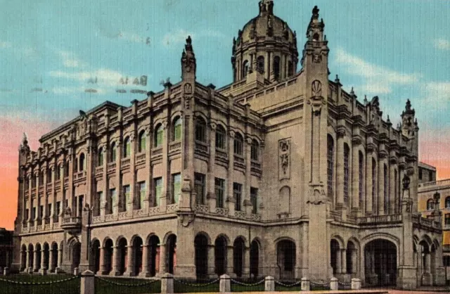 Postcard 1937 Presidential Palace Havana Cuba