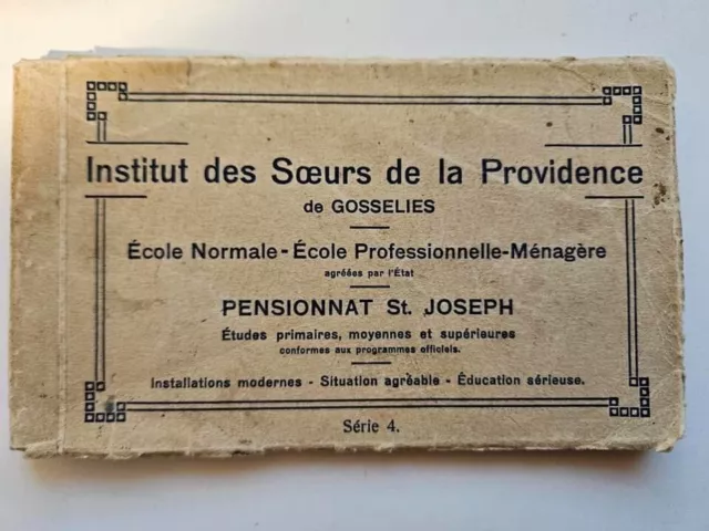  15 Carte Postale-Belgique-Gosselies-Institut des Soeurs de la Providence 