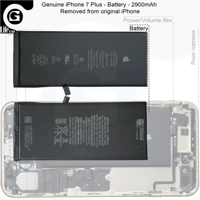 iPhone 7+ 7 PLUS Battery 2900mAh 3.82V Li-ion Original GENUINE Replacement UK