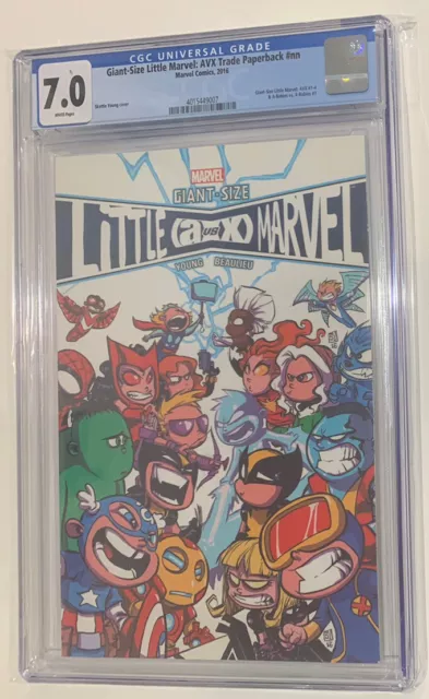 Marvel Avengers Vs Xmen Skottie Young Variant Cover Grade 7.0 CGC Comic