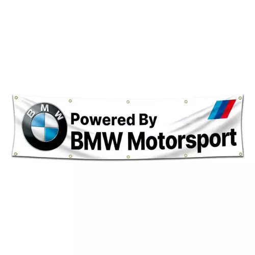 Banner Bmw 2x8ft Garage Workshop Sign Large M3 Motorsport Car Pvc Display Flag