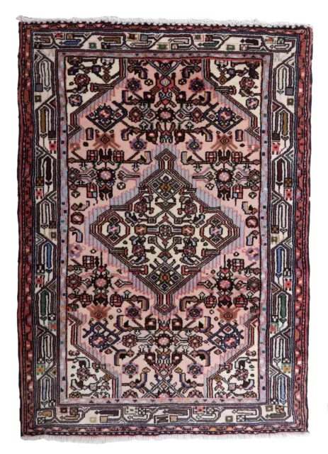 Alfombra anejo Oriental hecho a mano 84cm x 120cm 1940s - 1C1047