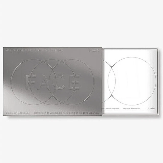 BTS JIMIN [FACE] Album WEVERSE Ver / QR Karte+Booklet+Karte+Lyrics+Note