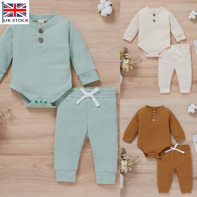 Tuta neonato neonato a maniche lunghe tuta + pantaloni lunghi set abiti