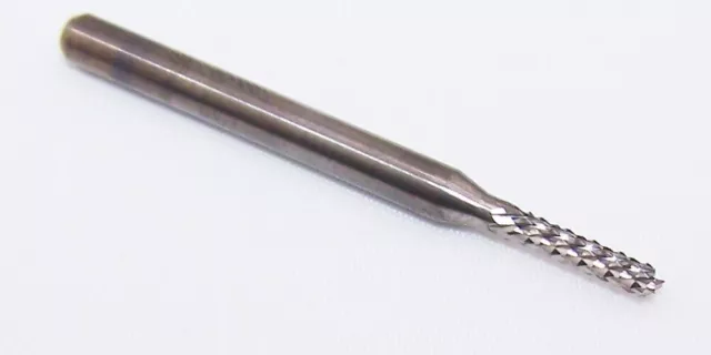 1.93mm (.0760") CARBIDE DIAMOND CUT ROUTER BURR DOWNCUT  KYOCERA 2121-0760.328F1