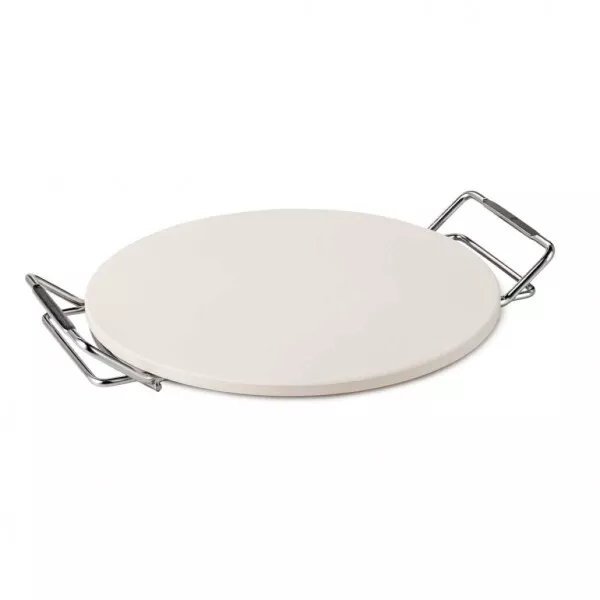 Boomex Pizzastein 30 cm und Halterung für Grill 57646