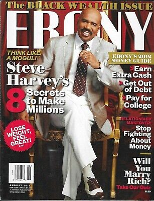 Ebony Magazine Steve Harvey Black Wealth Issue Money Guide Kentucky Derby 2012
