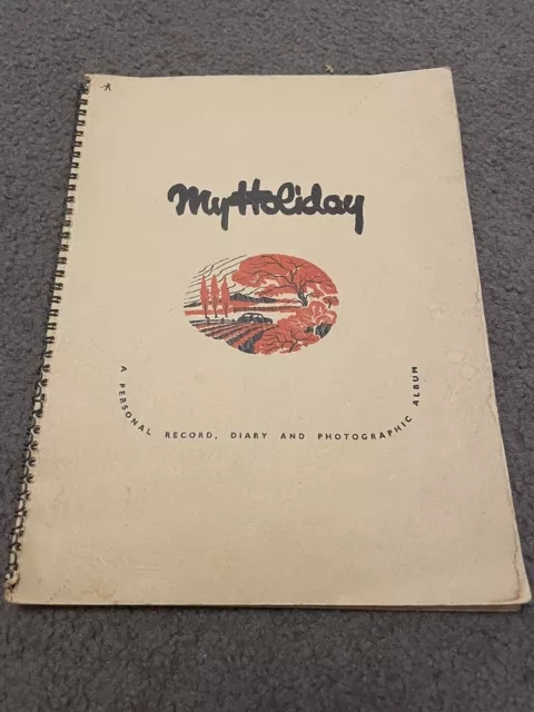 Vintage 1950’s/1960’s Caltex Travel Diary/Album