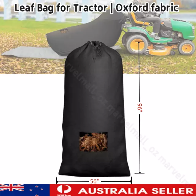 Lawn Tractor Leaf Bag Mower Catcher Riding Grass Sweeper Rubbish Bag Drawstring