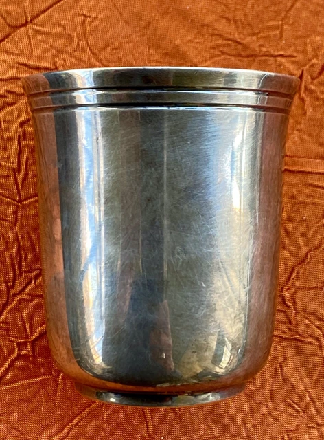 Élégante timbale en métal argenté | Christofle - Arts de la table