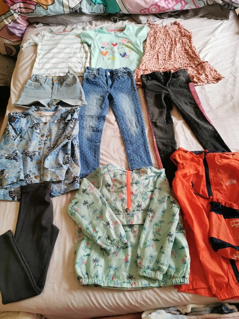 10 items Bundle Of Girls Clothes 5-6years Moomin F&F  TU M&S and other