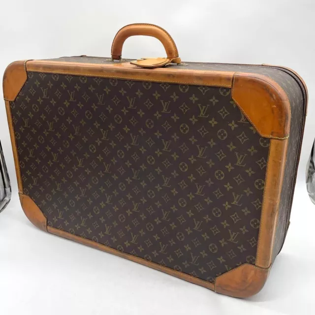 Louis Vuitton Rare 1970's Monogram Stratos 80 Trunk Case Travel Steamer 403lvs226
